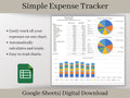 Simple Expense Tracker, Google Sheets, Automatically Calculates and Groups Your Bills