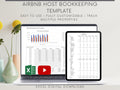 AirBnb Bookkeeping Spreadsheet, Excel Template, Small Business Accounting Template, Profit and Loss Statement, Easy Expense Tracker