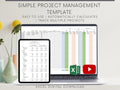 Integrated Profit & Loss and Project Management Template: Simplify Your Finances and Achieve Project Success. Excel Digital Download