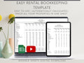 Rental Income Statement Spreadsheet and bank reconciliation tool, Google Sheets Template , Landlord Profit and Loss, Great for Airbnb / Vrbo