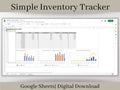 Inventory Tracker, Inventory Management Spreadsheet, Sheets Spreadsheet, Track sales, purchases, and quantities on hand for your items.