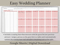 Easy Wedding Planner, Google Sheets Wedding Spreadsheet, Wedding Budget Spreadsheet, Wedding Checklist, Wedding Guest List and Seating Chart