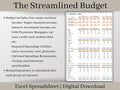 Profit and Loss and Monthly Budget Spreadsheet. Excel template. Track your business and personal income and expenses in one spreadsheet.