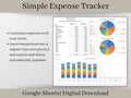 Simple Expense Tracker, Google Sheets, Automatically Calculates and Groups Your Bills