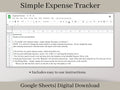 Simple Expense Tracker, Google Sheets, Automatically Calculates and Groups Your Bills