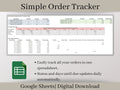 Small Business Order Tracker Spreadsheet, Google Sheets Template Easily track all of your orders in one place.