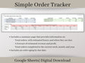 Small Business Order Tracker Spreadsheet, Google Sheets Template Easily track all of your orders in one place.