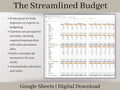 Simple Monthly Budget Spreadsheet, Google Sheets Template, Easy to use income and expense tracker. The perfect savings planner for you.