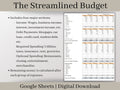 Simple Monthly Budget Spreadsheet, Google Sheets Template, Easy to use income and expense tracker. The perfect savings planner for you.