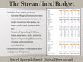 Monthly Digital Budget Planner Spreadsheet, Excel Template, Monitor your entire year's budget in one simple excel planner and start saving.