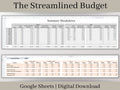 Simple Monthly Budget Spreadsheet, Google Sheets Template, Easy to use income and expense tracker. The perfect savings planner for you.