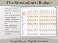 Simple Monthly Budget Spreadsheet, Google Sheets, Easy to use income and expense tracker with bank reconciliation tool..