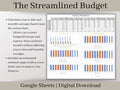 Simple Monthly Budget Spreadsheet, Google Sheets, Easy to use income and expense tracker with bank reconciliation tool..