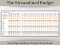 Monthly Digital Budget Planner Spreadsheet, Excel Template, Easy to use income and expense tracker. The perfect savings planner for you.