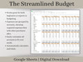 Simple Monthly Budget Spreadsheet, Google Sheets Template, Easy to use income and expense tracker. Bank Reconciliation Tool Included.