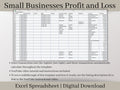 Small Business Bookkeeping Template and Payroll Tracker Combo | Profit and Loss Excel Spreadsheet | Income and Expense Tracker