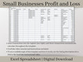 Small Business Bookkeeping Template | Profit and Loss Excel Spreadsheet | Income and Expense Tracker | Bank Reconciliation Tool and Budget