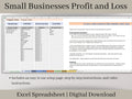 Small Business Bookkeeping Template and Payroll Tracker Combo | Profit and Loss Excel Spreadsheet | Income and Expense Tracker