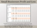 Small Business Bookkeeping Template | Profit and Loss Excel Spreadsheet | Income and Expense Tracker | Sales Tracker and Business Budget