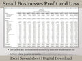 Small Business Bookkeeping Template and Payroll Tracker Combo | Profit and Loss Excel Spreadsheet | Income and Expense Tracker