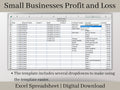 Small Business Bookkeeping Template and Payroll Tracker Combo | Profit and Loss Excel Spreadsheet | Income and Expense Tracker
