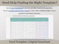 Streamlined Profit & Loss and Project Management Template: Digital Planner for Easy Bookkeeping and Financial Success. Excel Download