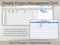 Efficient Business Management Toolkit: Profit & Loss, Project Planning, and Financial Tracking Excel Template, Instant Digital Download