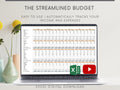 Monthly Digital Budget Planner Spreadsheet, Excel Template, Easy to use income and expense tracker with bank reconciliation tool..