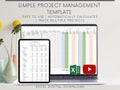 Streamlined Profit & Loss and Project Management Gantt Chart Template: Optimize Office Tasks and Track Project Timelines. Excel Download.