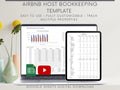 AirBnb Host Bookkeeping Spreadsheet, Google Sheets, Small Business Accounting Template, Profit and Loss Statement, Easy Expense Tracker