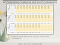 Simple Bookkeeping Template For Photographers, Excel Template, Track your Income and Expenses for all of your projects in minutes.